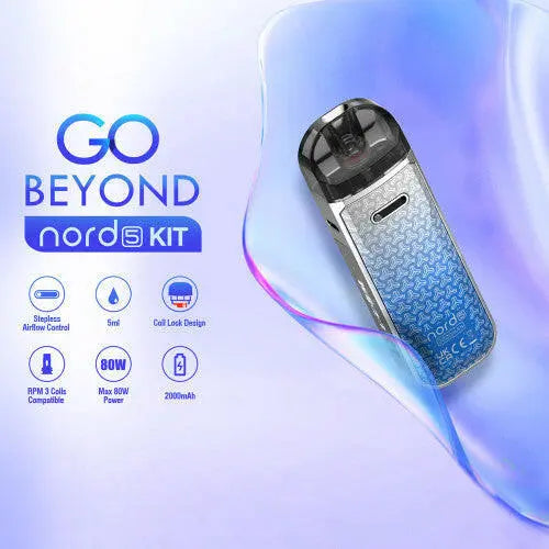 SMOK Nord 5 2000mAh Pod System Starter Kit - Alternative pods | Online Vape & Smoke Shop