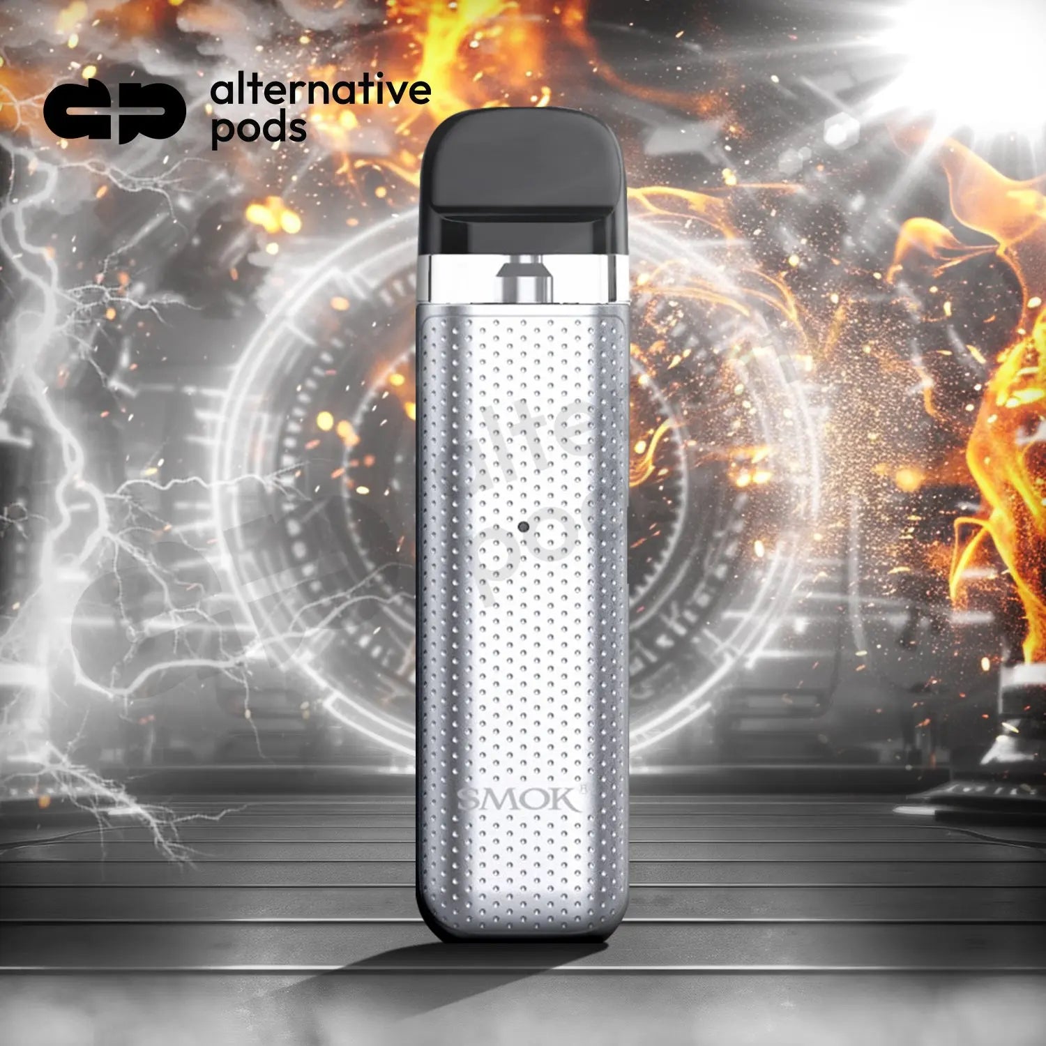 SMOK Novo 2C 800mAh Pod System Starter Kit With 2ML Refillable Pod - Silver 