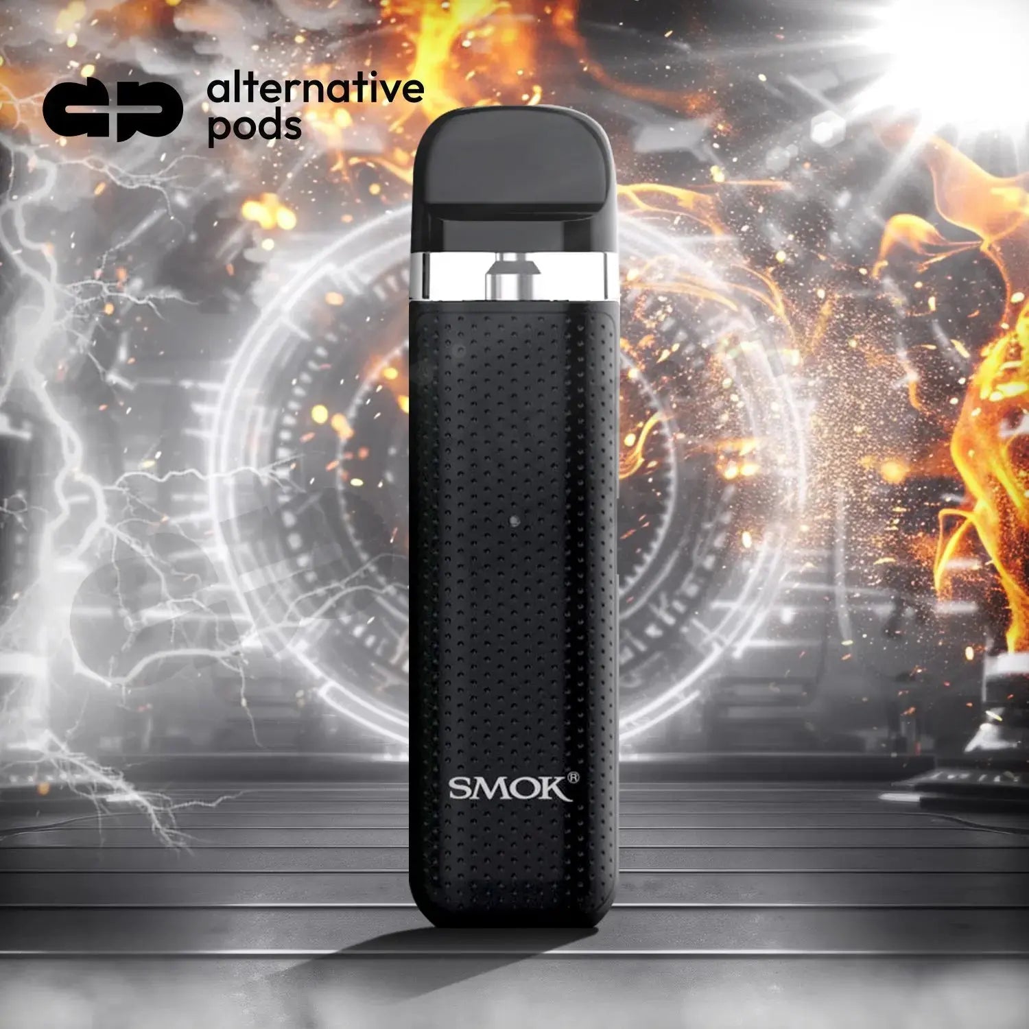 SMOK Novo 2C 800mAh Pod System Starter Kit With 2ML Refillable Pod - Black 