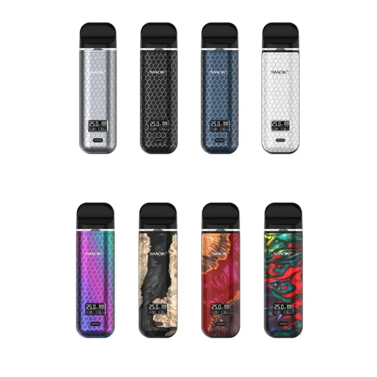 SMOK Novo X 800mAh Pod System Starter Kit With 2 x 2ML Refillable Pod - Alternative pods | Online Vape & Smoke Shop