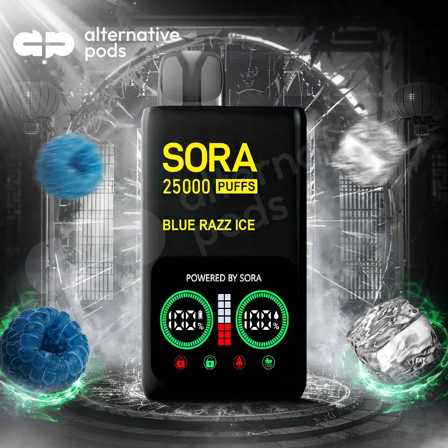 SORA 25000 Disposable - Blue Razz Ice 