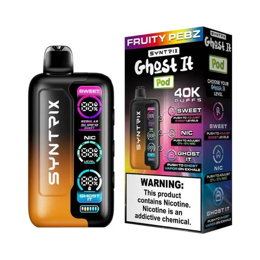 SYNTRIX GHOST IT X POD 40K - Fruity Pebz