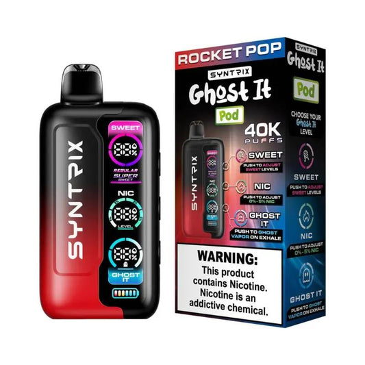 SYNTRIX GHOST IT X POD 40K - Rocket Pop