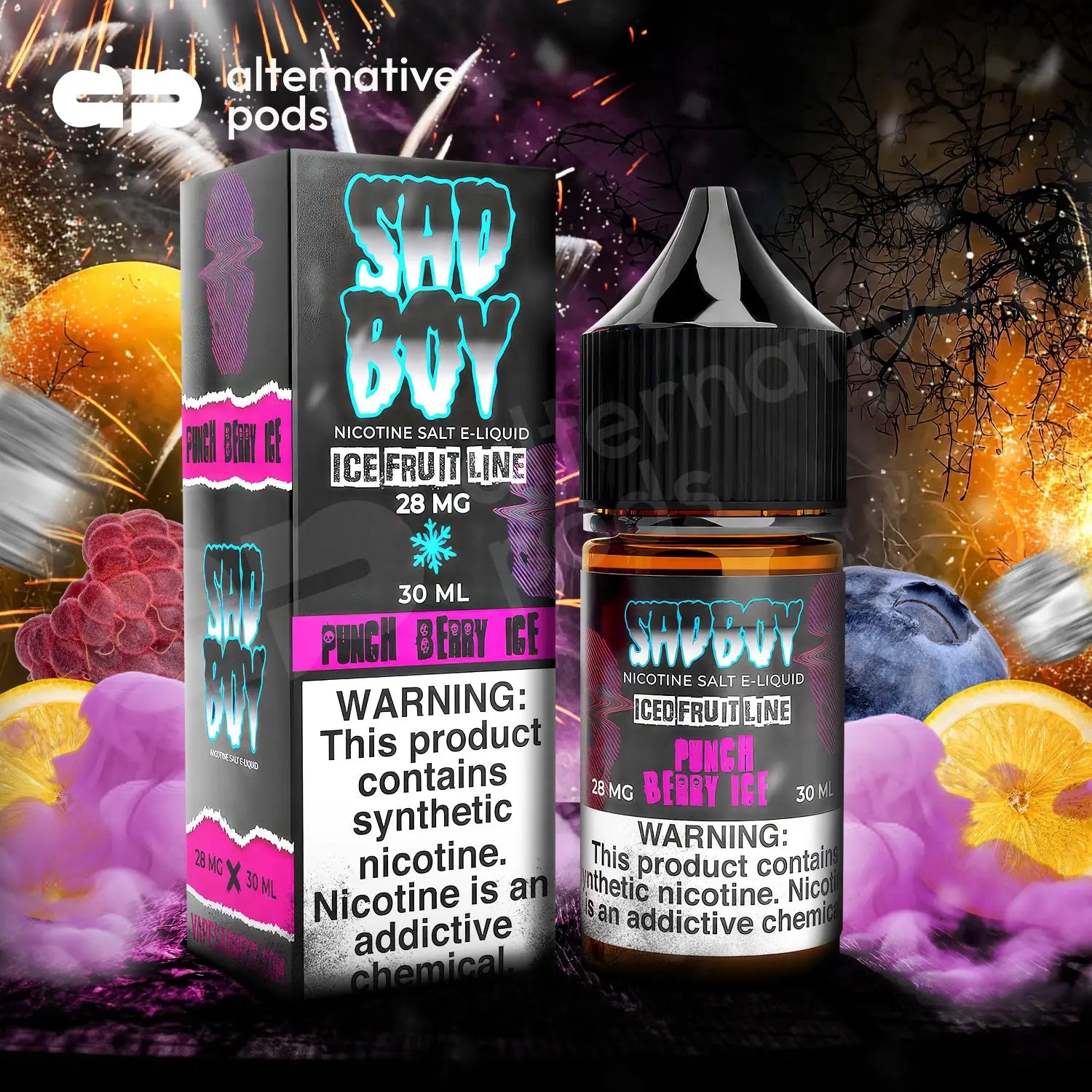 SadBoy Synthetic Nicotine Salt E-Liquid 30ML - Alternative pods | Online Vape & Smoke Shop