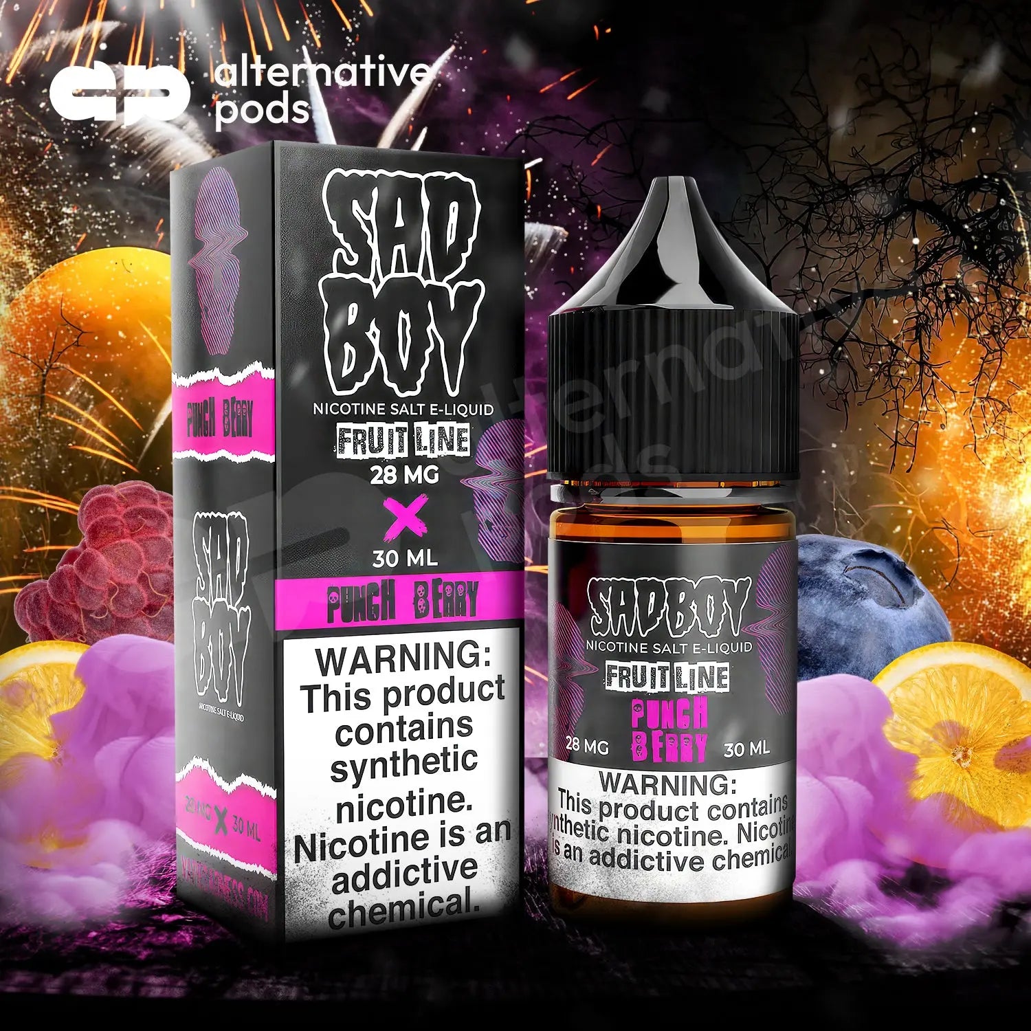 SadBoy Synthetic Nicotine Salt E-Liquid 30ML - Alternative pods | Online Vape & Smoke Shop