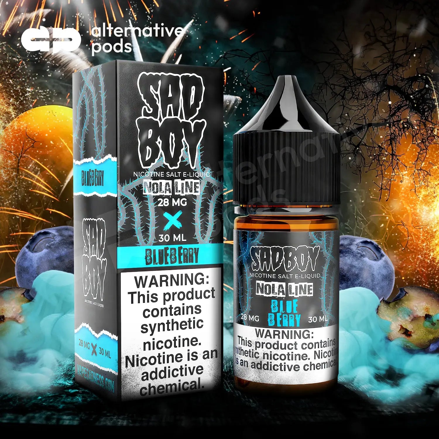 SadBoy Synthetic Nicotine Salt E-Liquid 30ML - Alternative pods | Online Vape & Smoke Shop