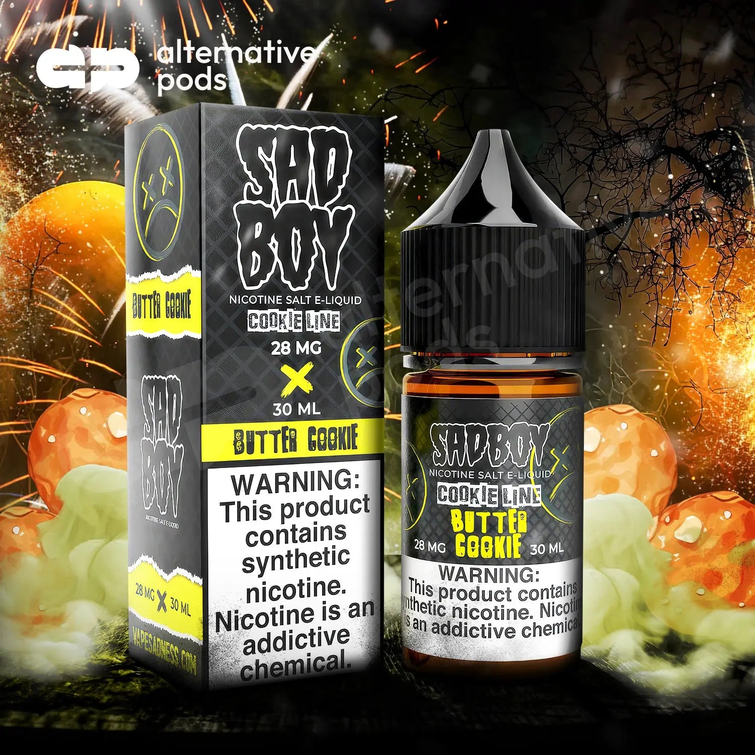 SadBoy Synthetic Nicotine Salt E-Liquid 30ML - Alternative pods | Online Vape & Smoke Shop