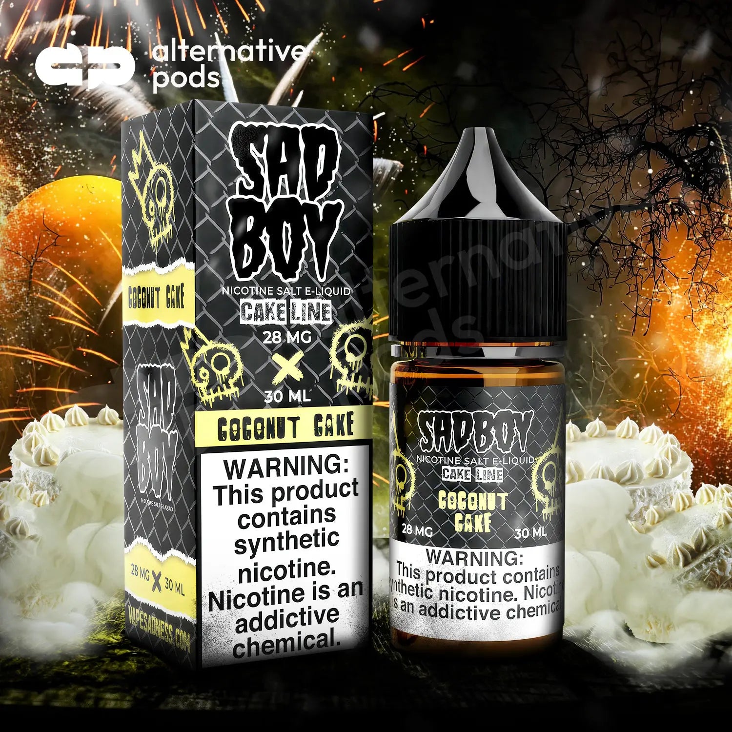 SadBoy Synthetic Nicotine Salt E-Liquid 30ML - Alternative pods | Online Vape & Smoke Shop