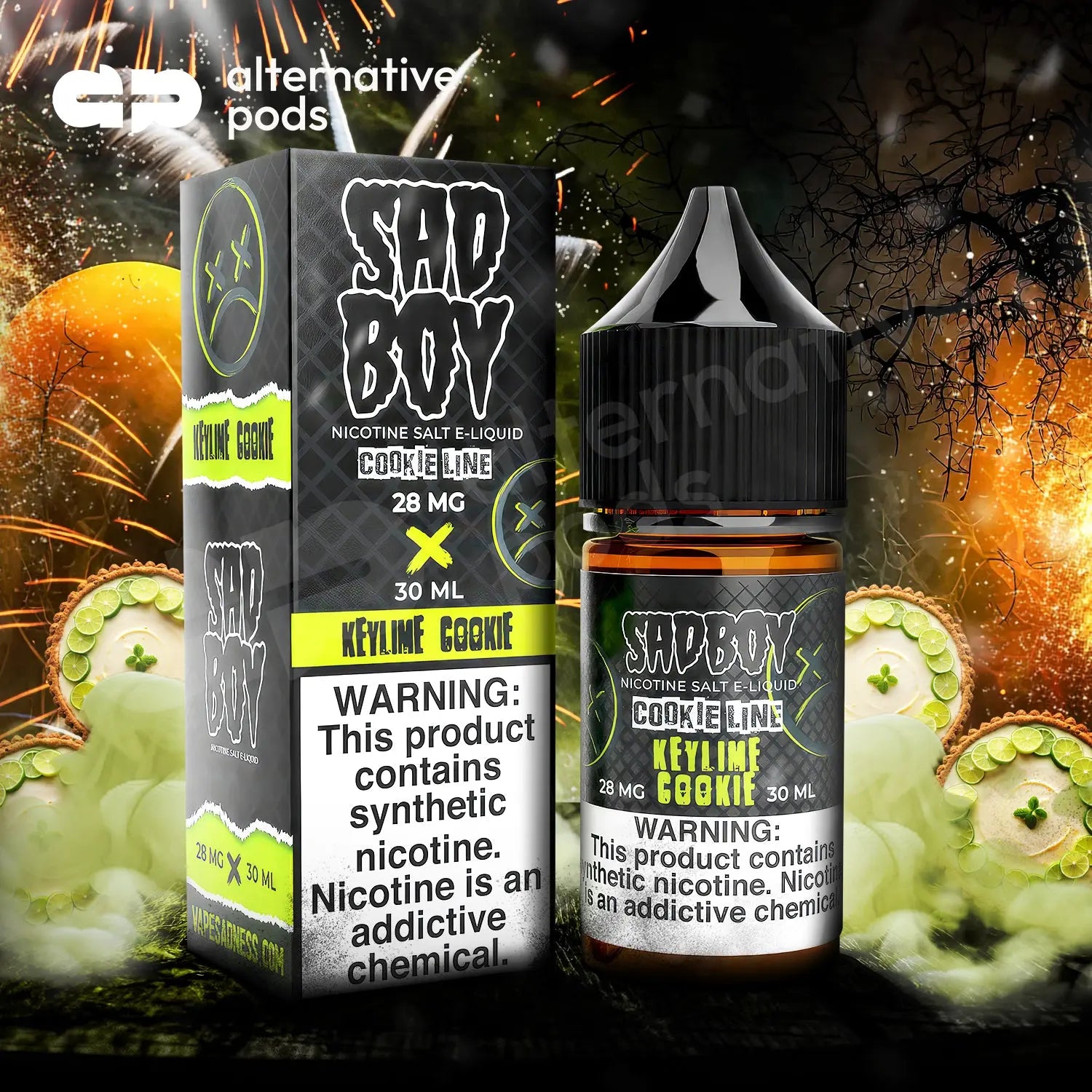 SadBoy Synthetic Nicotine Salt E-Liquid 30ML - Alternative pods | Online Vape & Smoke Shop