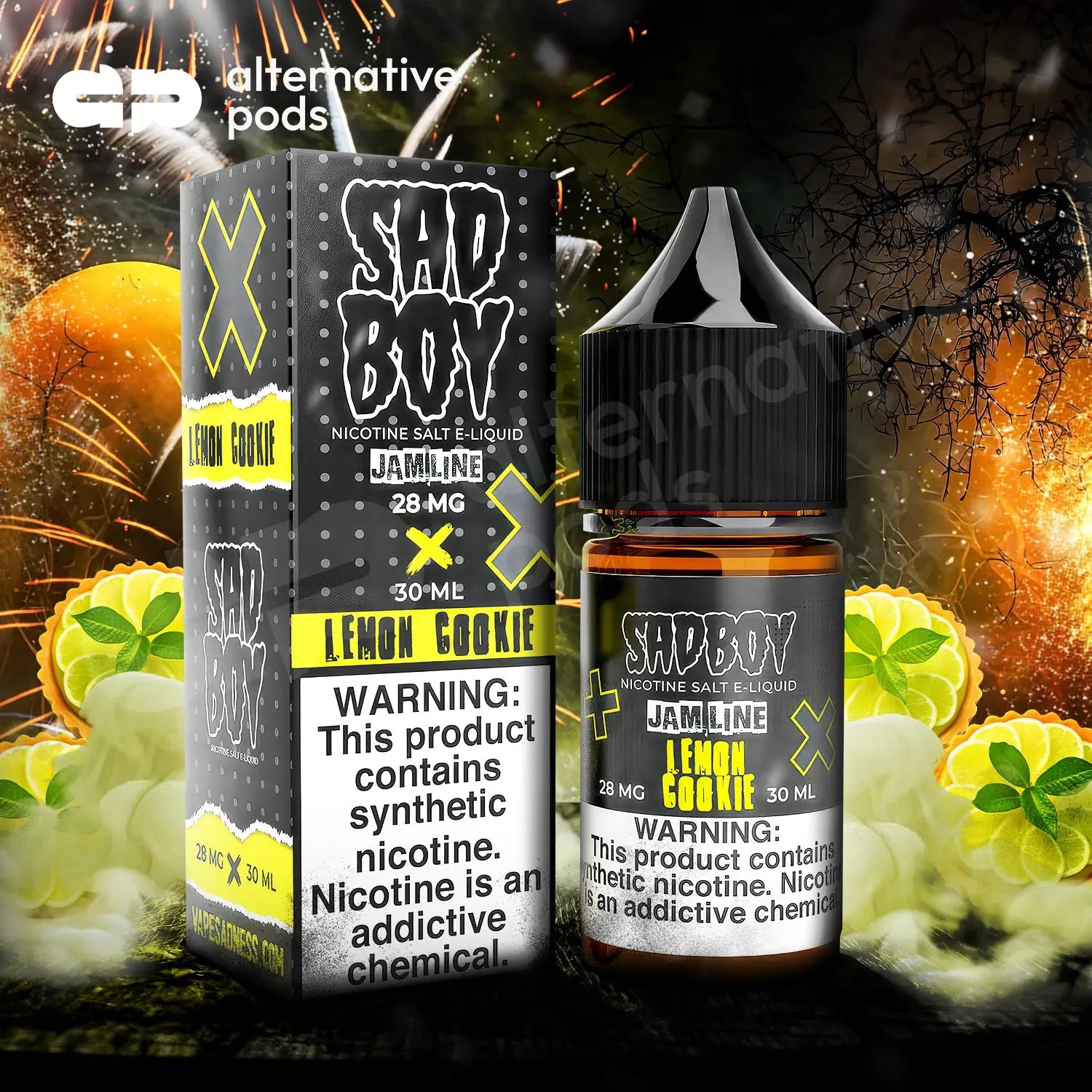 SadBoy Synthetic Nicotine Salt E-Liquid 30ML - Alternative pods | Online Vape & Smoke Shop