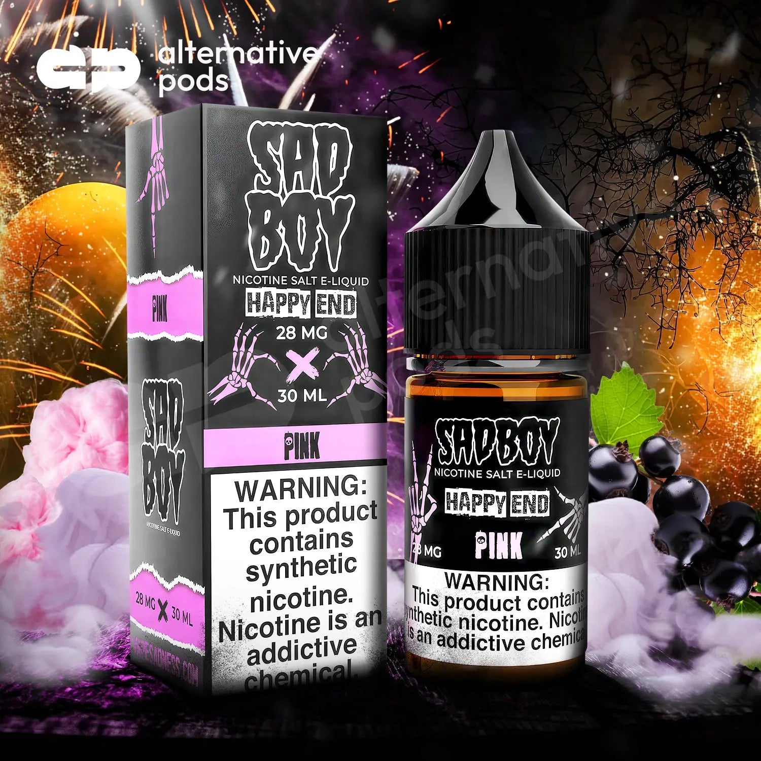 SadBoy Synthetic Nicotine Salt E-Liquid 30ML - Alternative pods | Online Vape & Smoke Shop