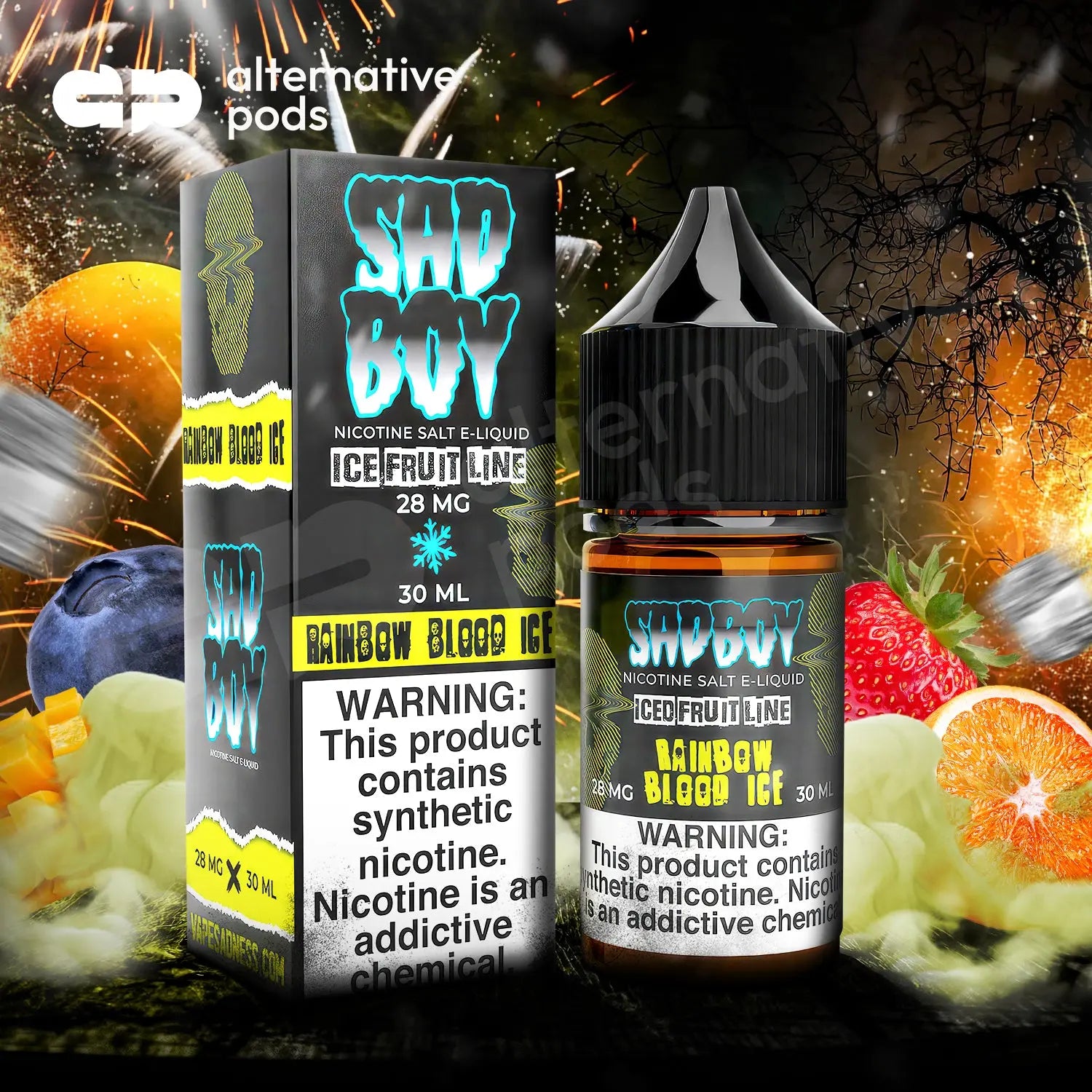 SadBoy Synthetic Nicotine Salt E-Liquid 30ML - Alternative pods | Online Vape & Smoke Shop