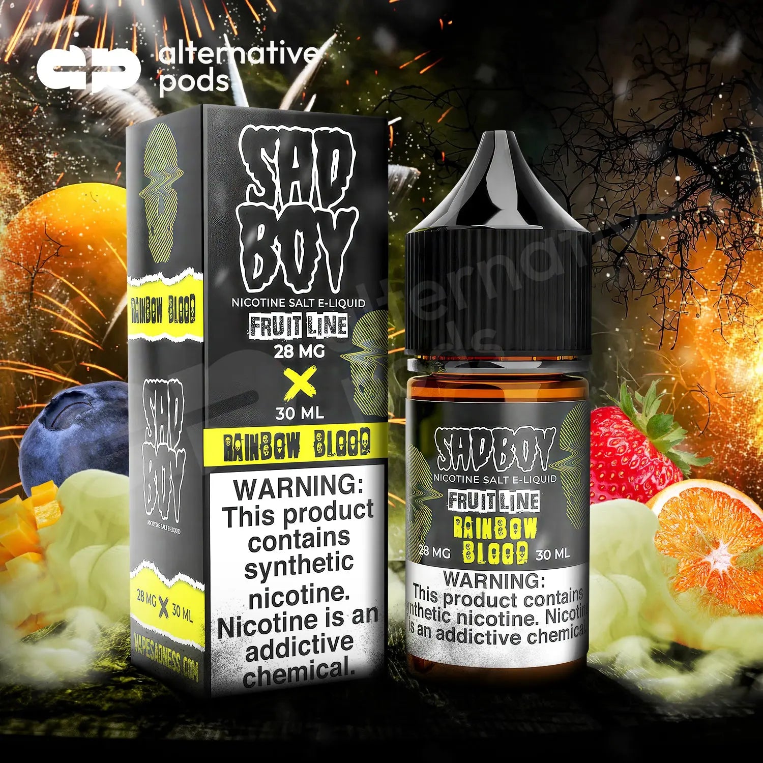 SadBoy Synthetic Nicotine Salt E-Liquid 30ML - Alternative pods | Online Vape & Smoke Shop