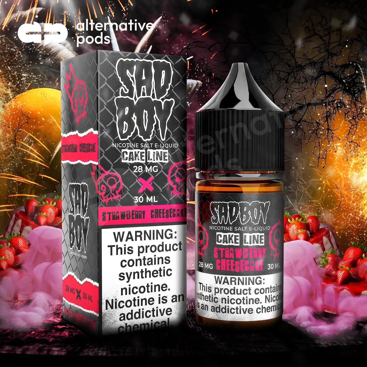 SadBoy Synthetic Nicotine Salt E-Liquid 30ML - Alternative pods | Online Vape & Smoke Shop