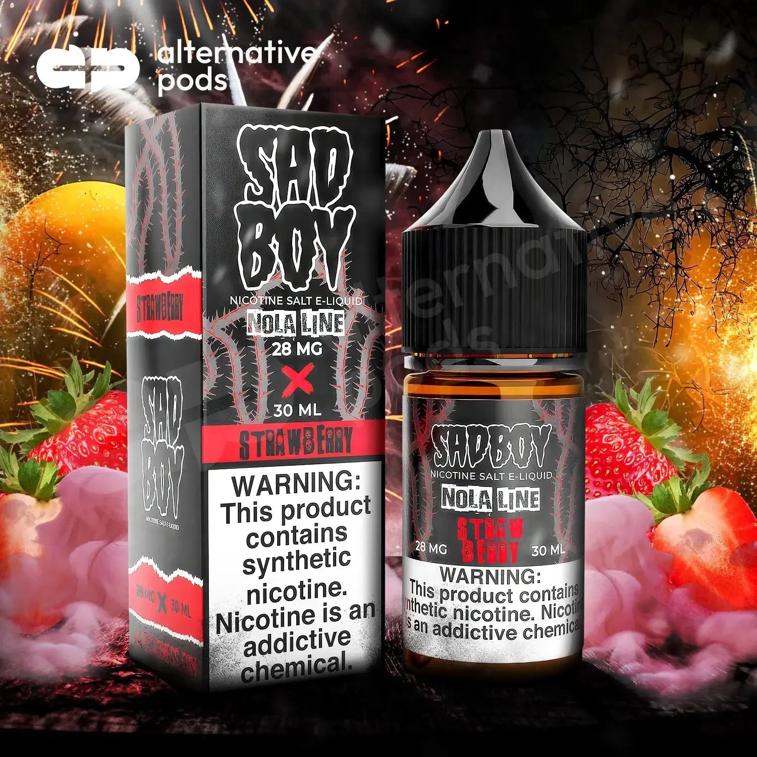 SadBoy Synthetic Nicotine Salt E-Liquid 30ML - Alternative pods | Online Vape & Smoke Shop