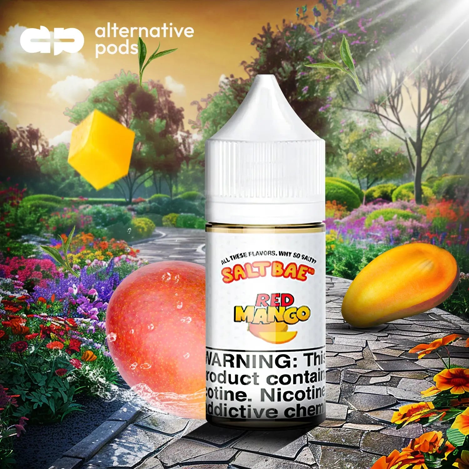 SaltBae50 Synthetic Nicotine Salt E-Liquid 30ML - Red Mango 