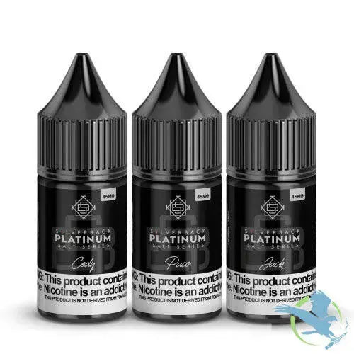 Silverback Platinum Series Synthetic Nicotine Salt E-Liquid 30ML - Alternative pods | Online Vape & Smoke Shop