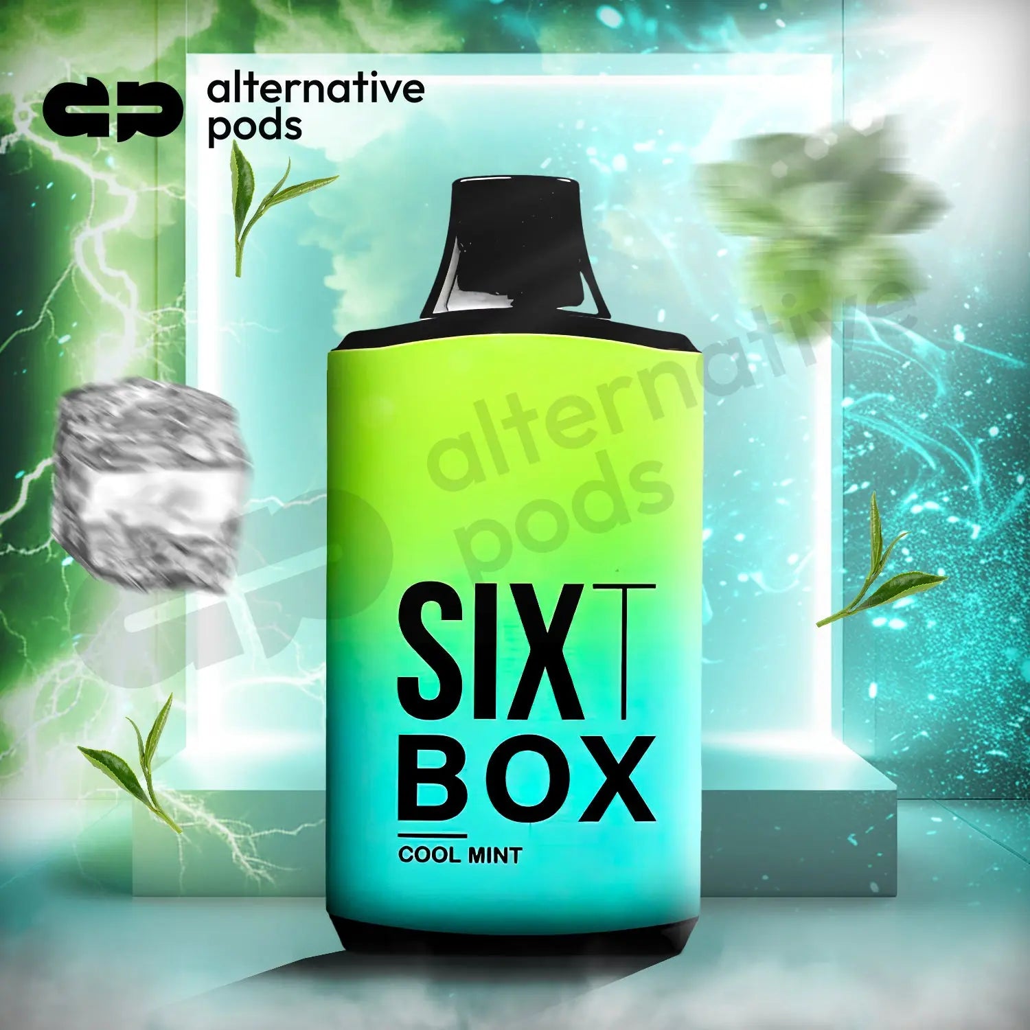 SixT Box 6000 Puffs Disposable Vape - Cool Mint 