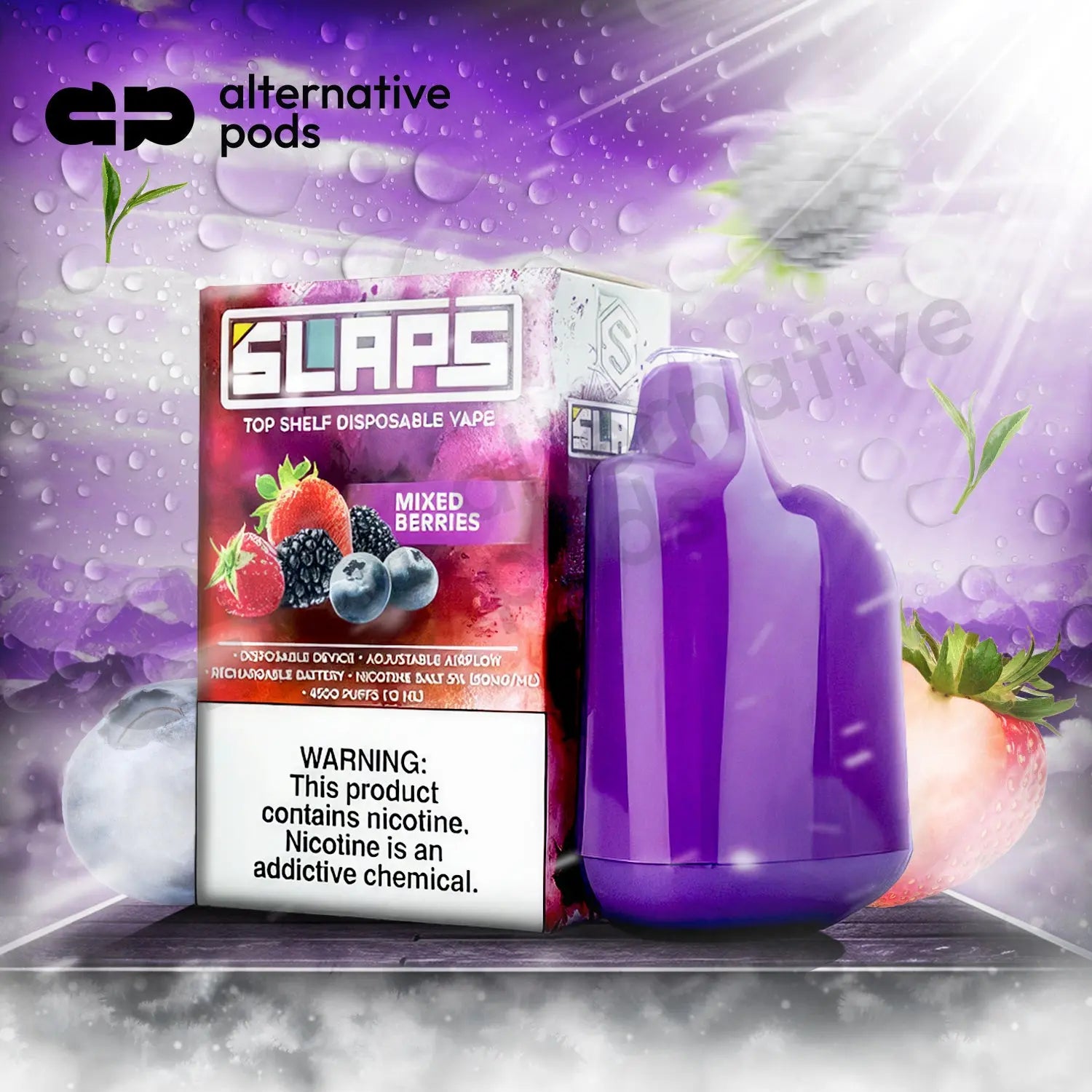 Slaps - Disposable 5% - 4500 Puffs - Alternative pods | Online Vape & Smoke Shop