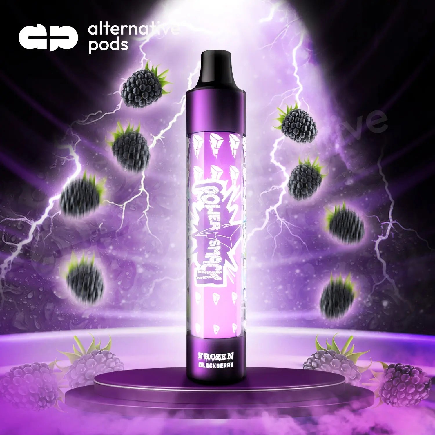 Smack Power 4500 Puffs Disposable Vape - Frozen Blackberry 