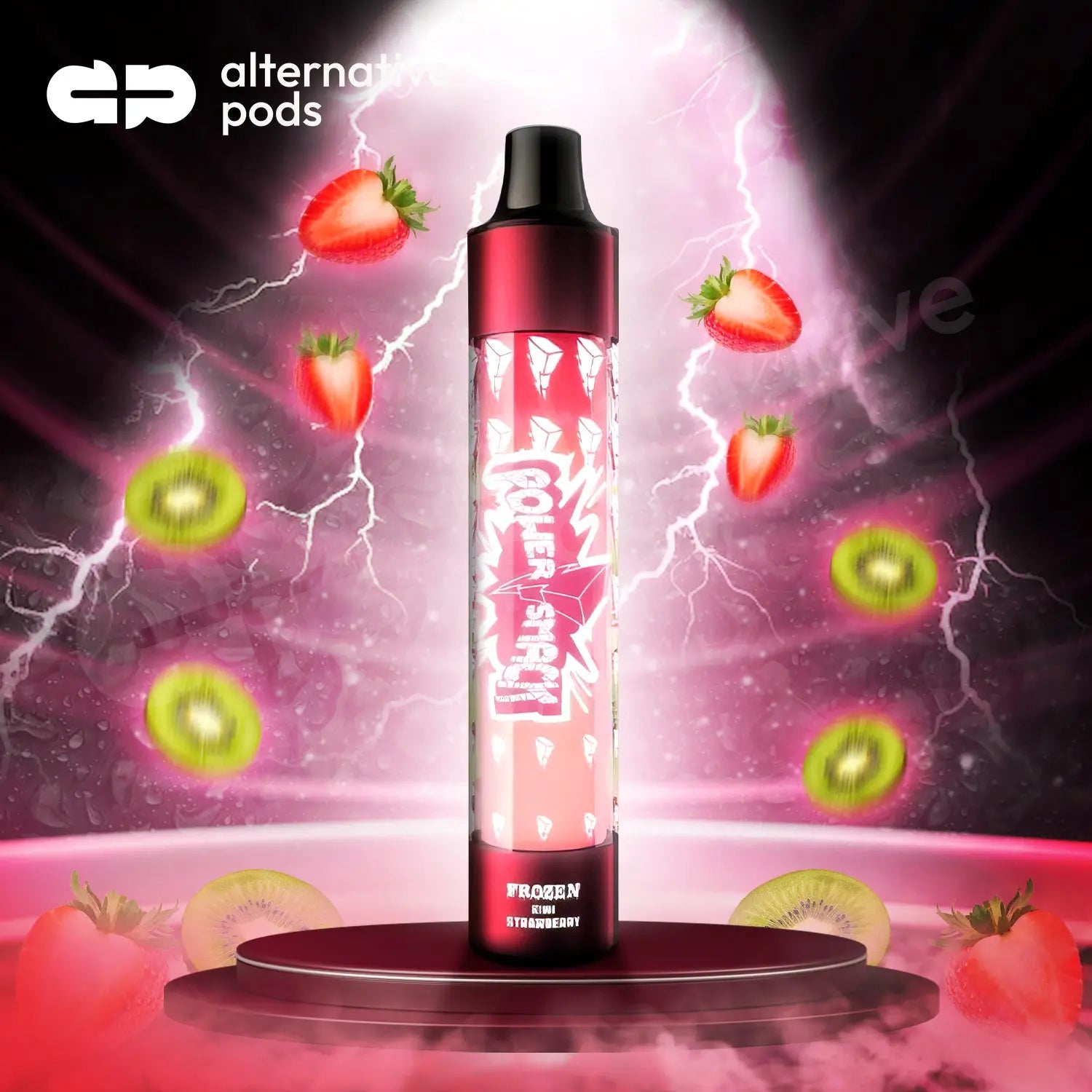 Smack Power 4500 Puffs Disposable Vape - Frozen Kiwi Strawberry 