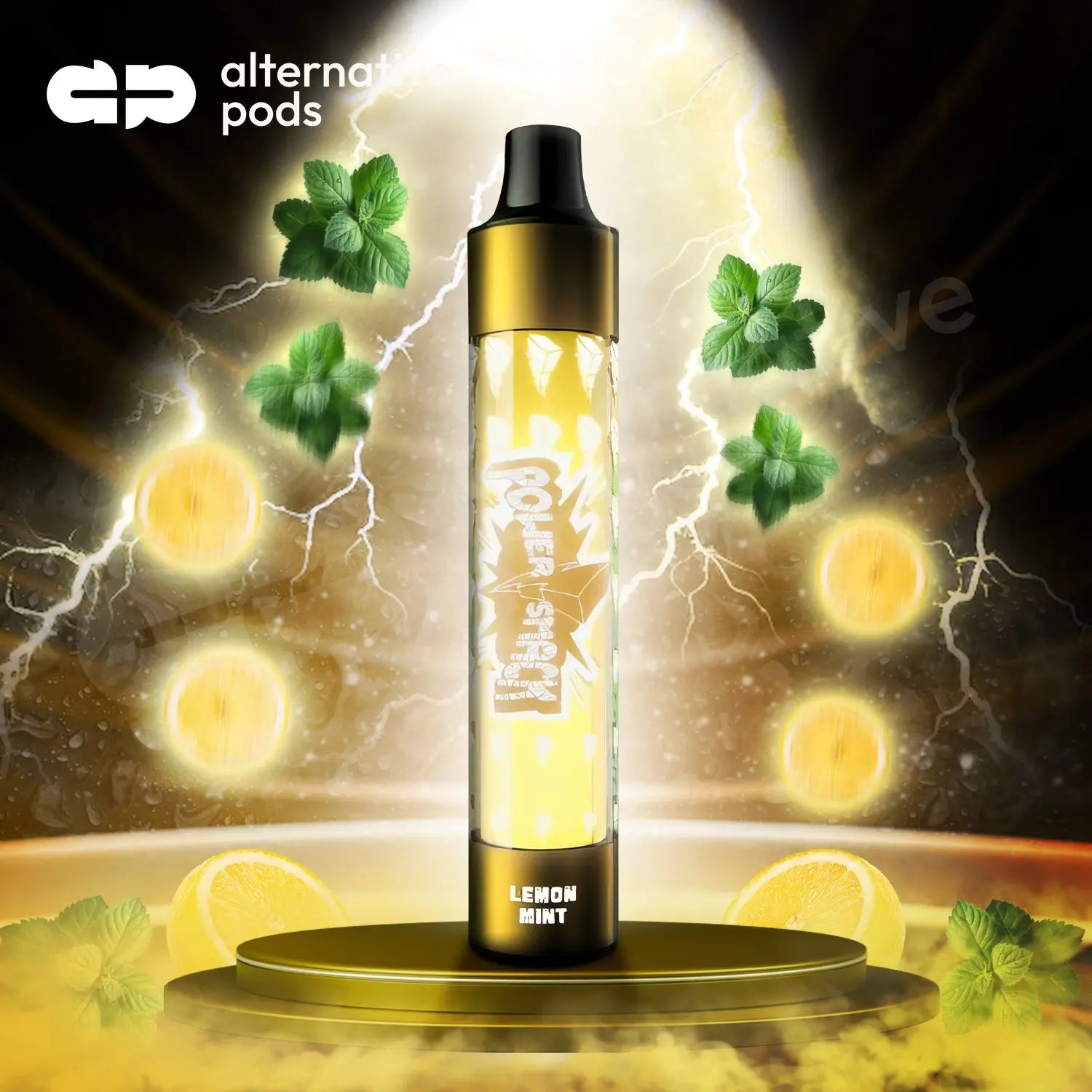 Smack Power 4500 Puffs Disposable Vape - Lemon Mint 