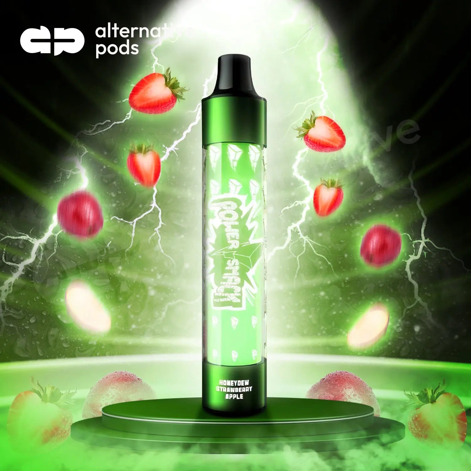 Smack Power 4500 Puffs Disposable Vape - Honeydew Strawberry Apple 