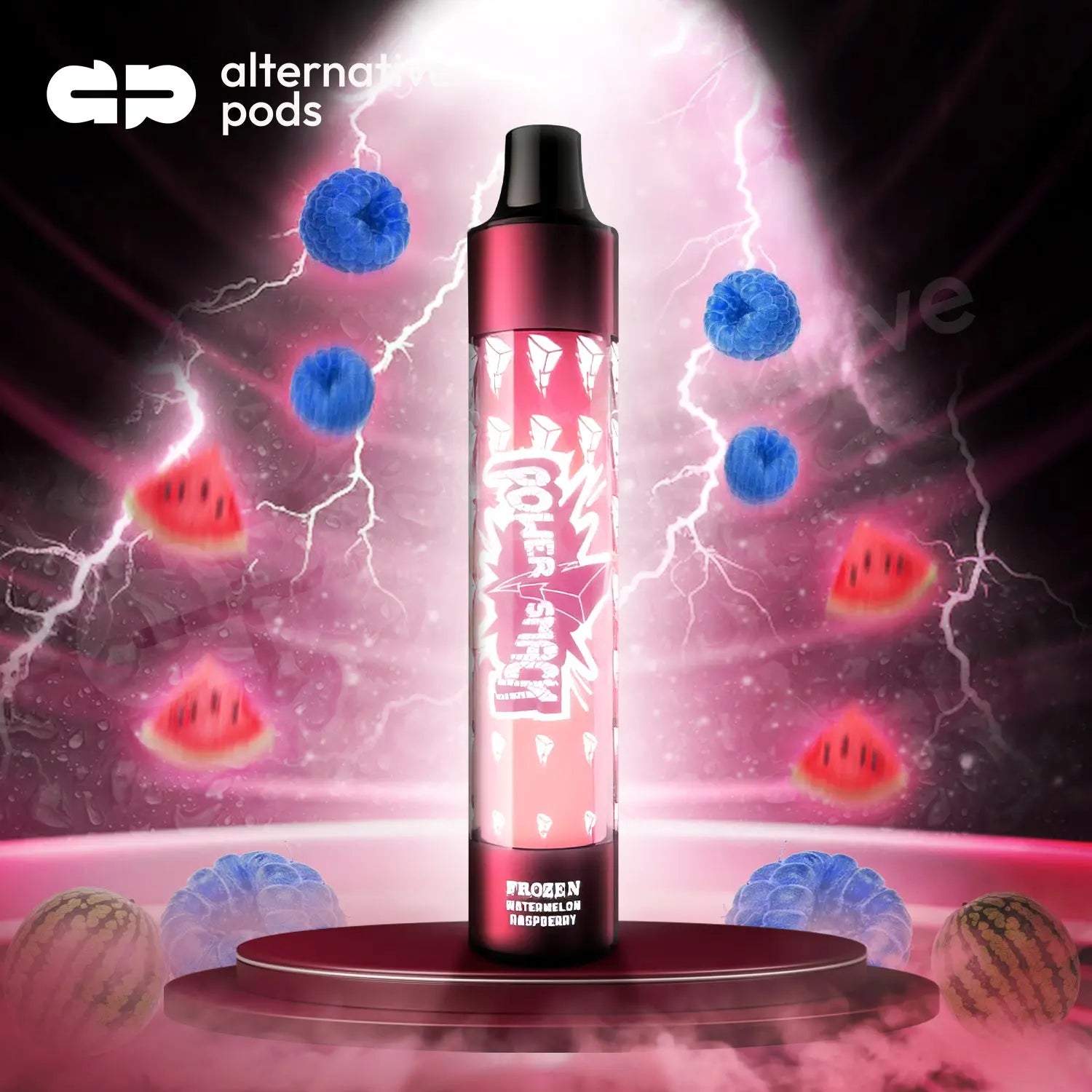 Smack Power 4500 Puffs Disposable Vape - Frozen Watermelon Raspberry 