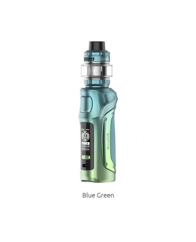 SMOK MAG SOLO 21700/18650 Starter Kit With 5ML T-Air Subtank Blue Green 