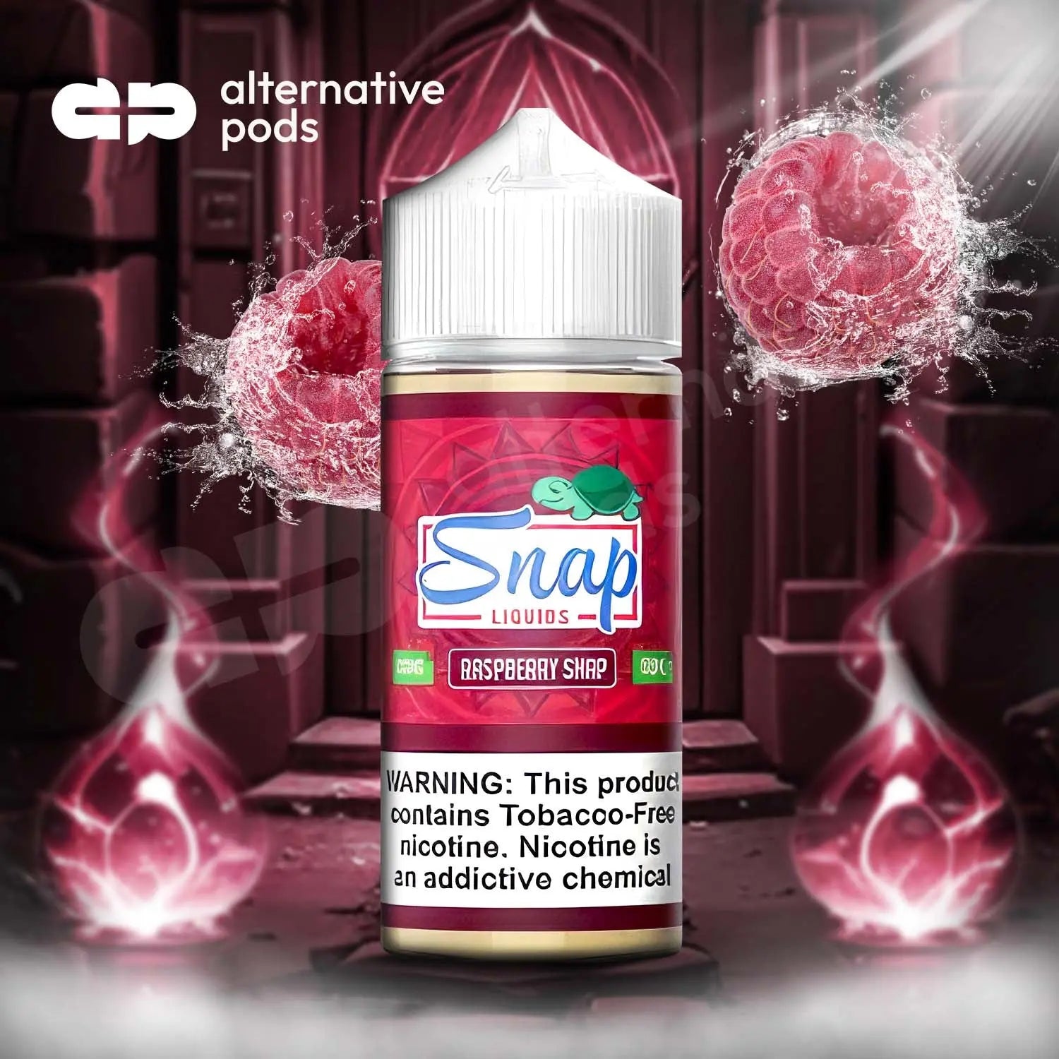 Snap Synthetic Nicotine E-Liquid 100ML - Strawberry Snap 