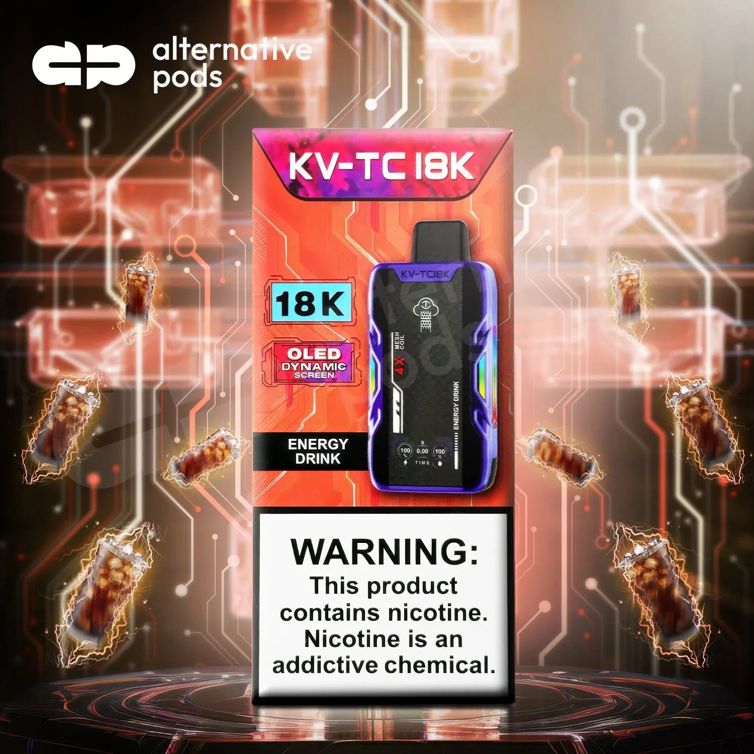 Sooce KV-TC18K Disposable - Alternative pods | Online Vape & Smoke Shop