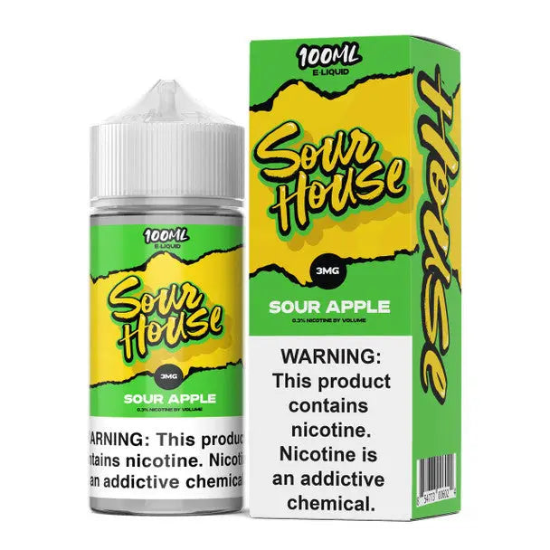 Sour House Nicotine E-Liquid 100ML - Alternative pods | Online Vape & Smoke Shop