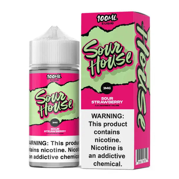 Sour House Nicotine E-Liquid 100ML - Alternative pods | Online Vape & Smoke Shop