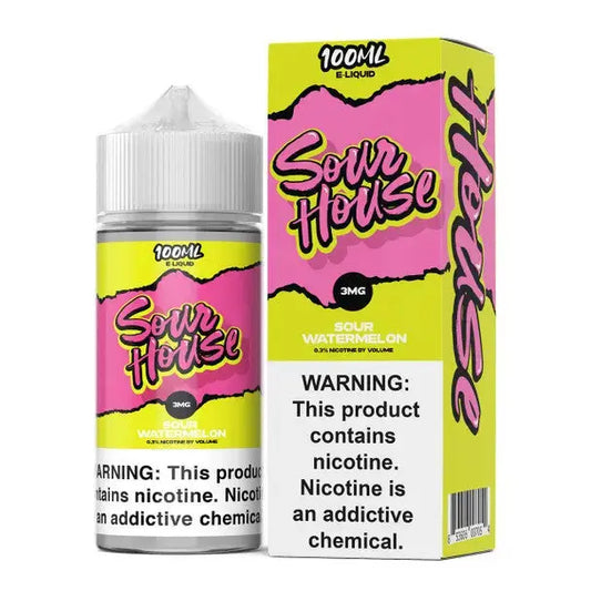 Sour House Nicotine E-Liquid 100ML - Alternative pods | Online Vape & Smoke Shop