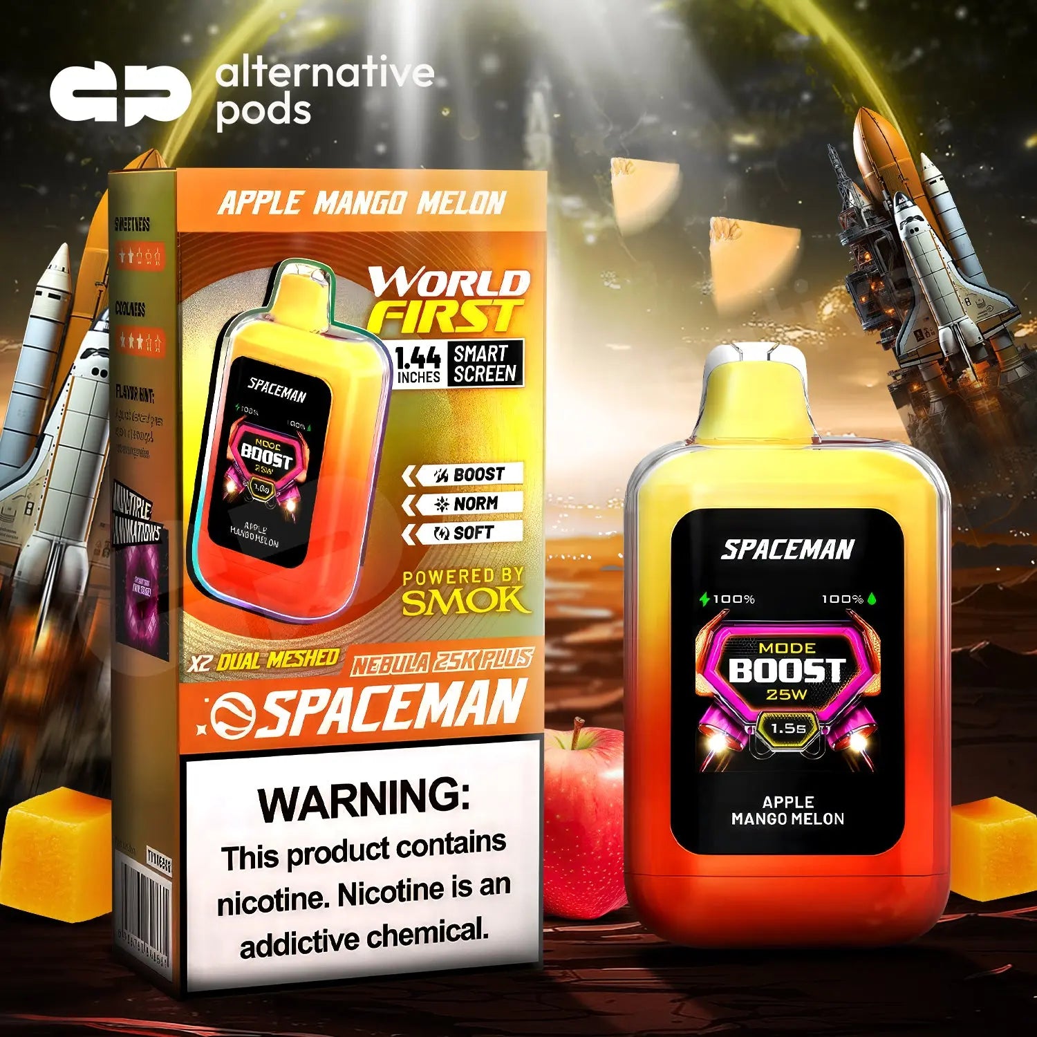 Spaceman Nebula 25K Plus Disposable - Alternative pods | Online Vape & Smoke Shop