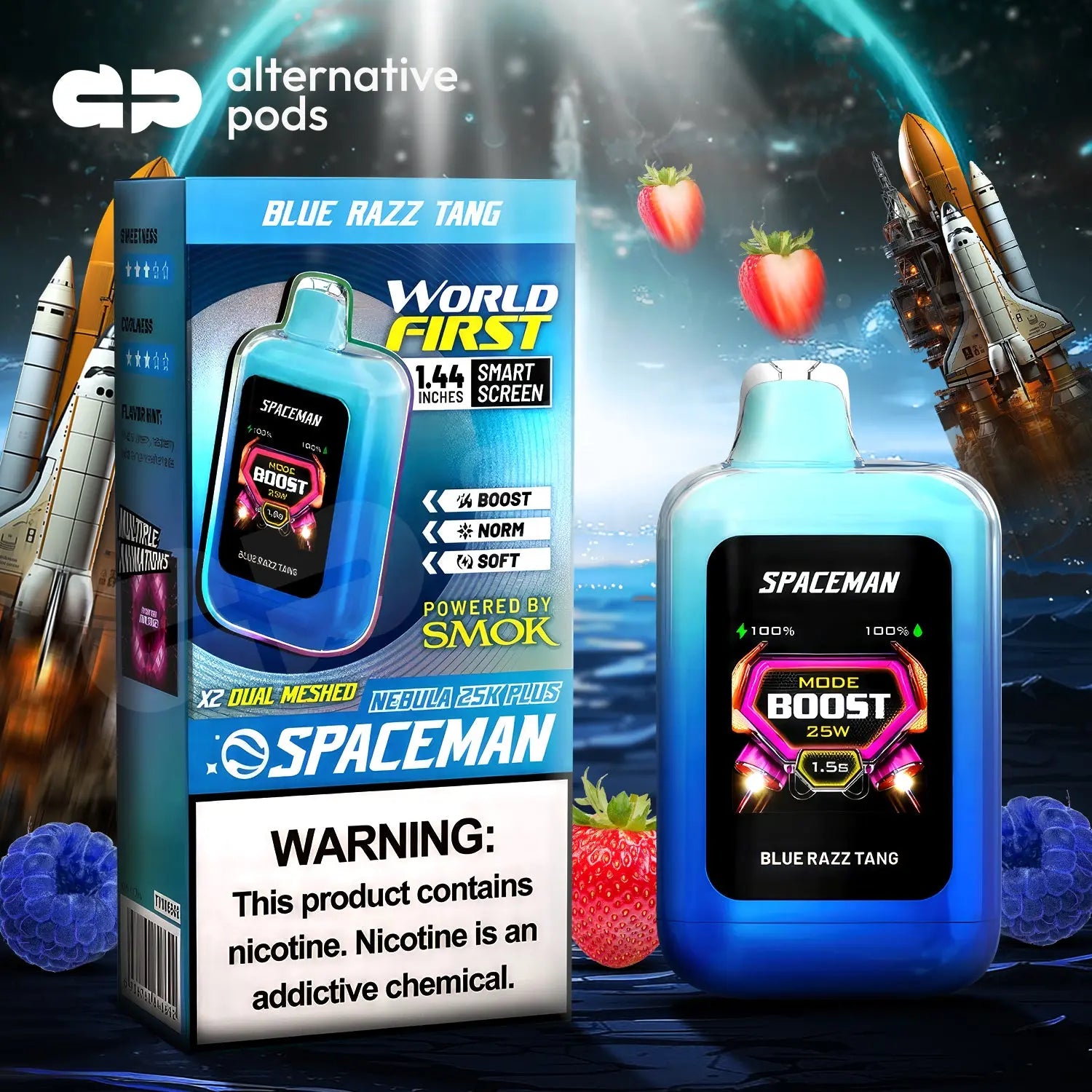 Spaceman Nebula 25K Plus Disposable - Alternative pods | Online Vape & Smoke Shop