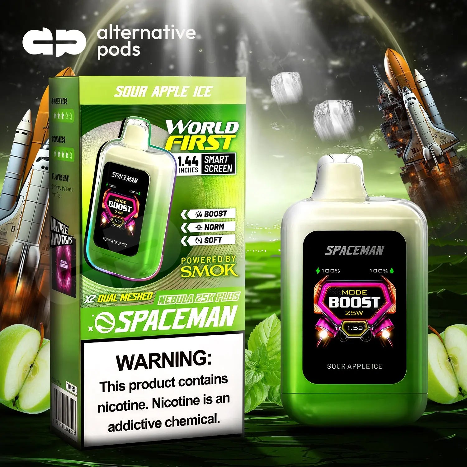 Spaceman Nebula 25K Plus Disposable - Alternative pods | Online Vape & Smoke Shop