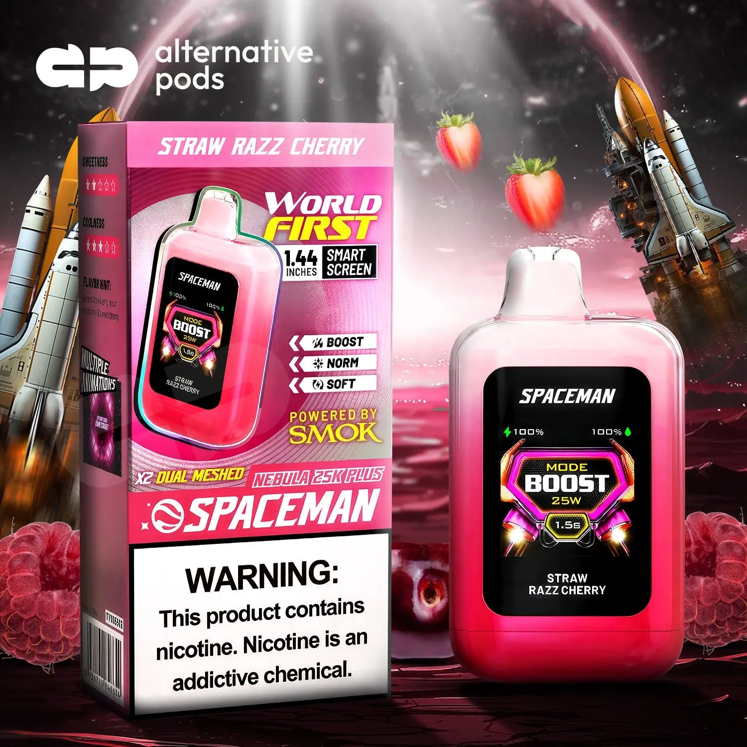 Spaceman Nebula 25K Plus Disposable - Alternative pods | Online Vape & Smoke Shop