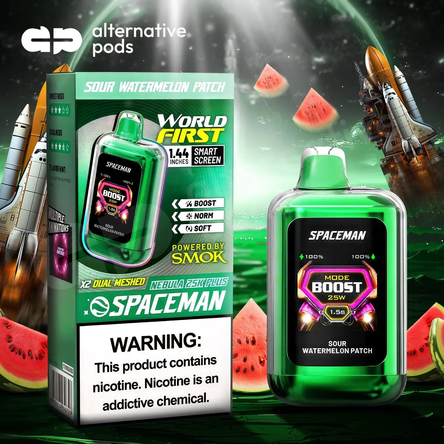 Spaceman Nebula 25K Plus Disposable - Alternative pods | Online Vape & Smoke Shop