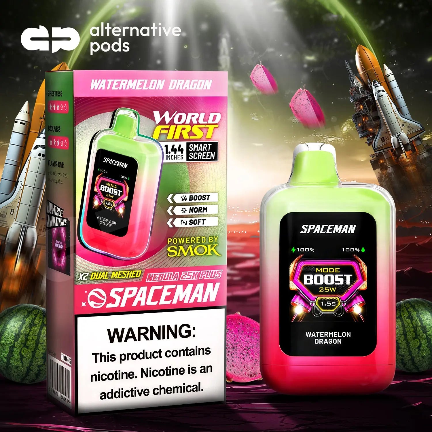 Spaceman Nebula 25K Plus Disposable - Alternative pods | Online Vape & Smoke Shop