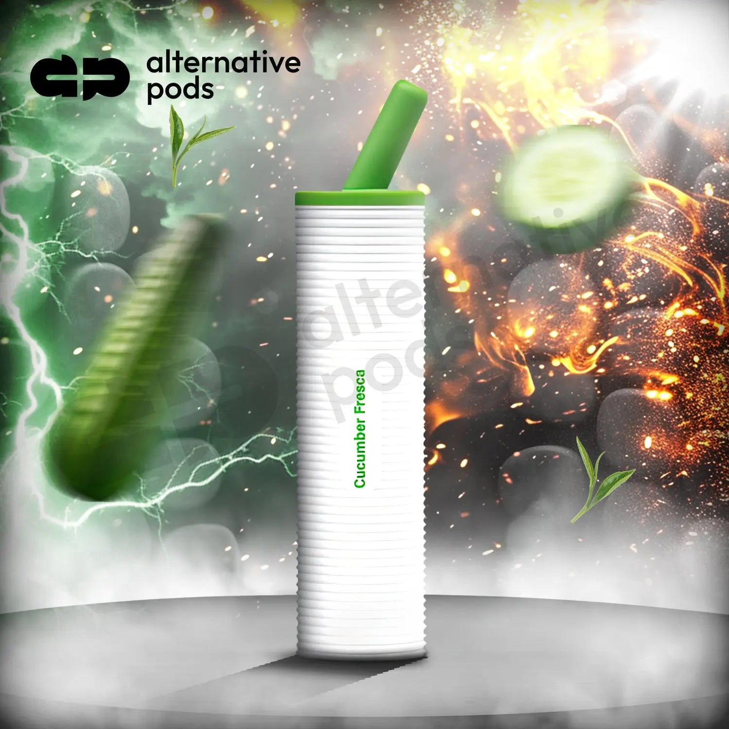 Straw by Gost 3000 Disposable vape - Cucumber Fresca 