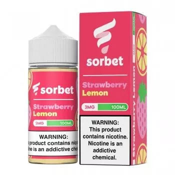 Sorbet Synthetic Nicotine E-Liquid 100ML Strawberry Lemon