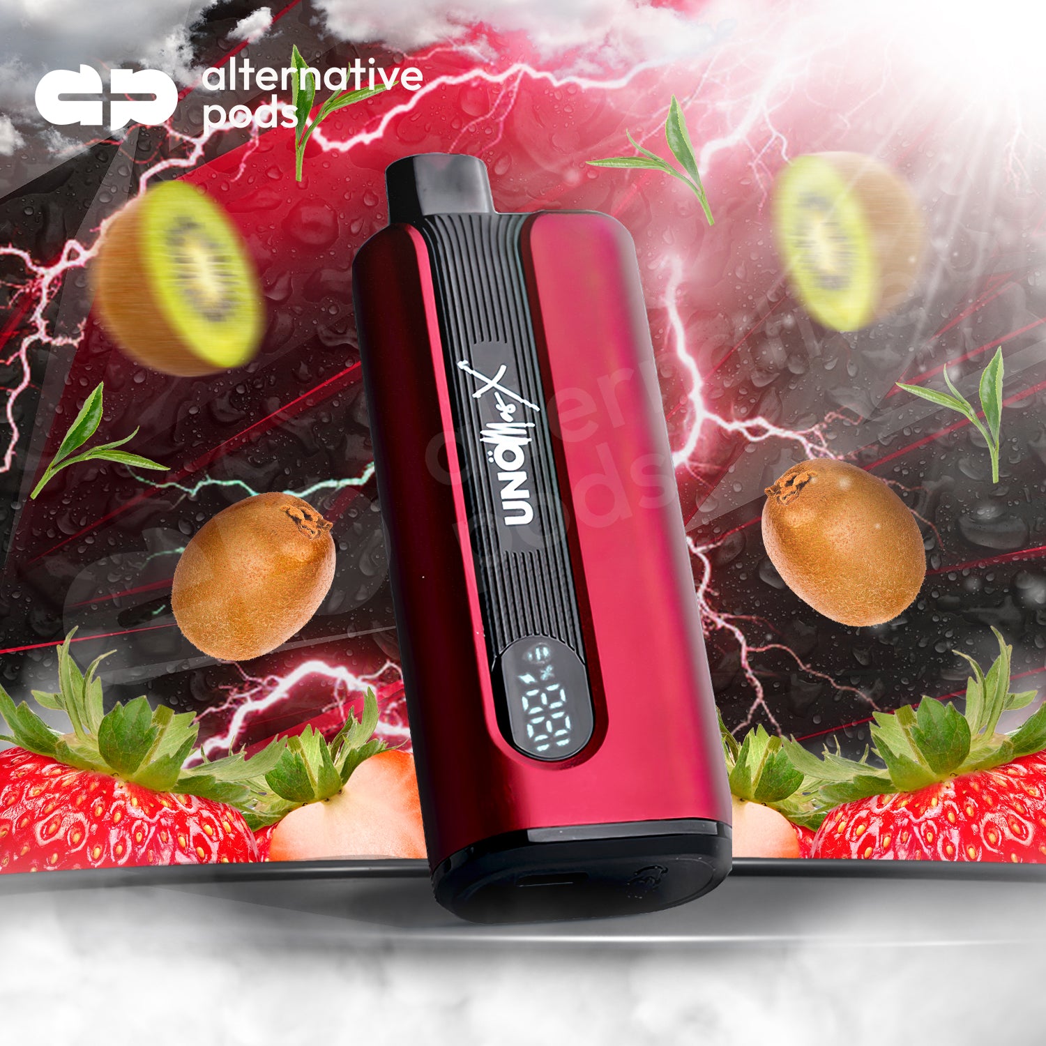 UNO Mas X 10000 - Strawberry Kiwi