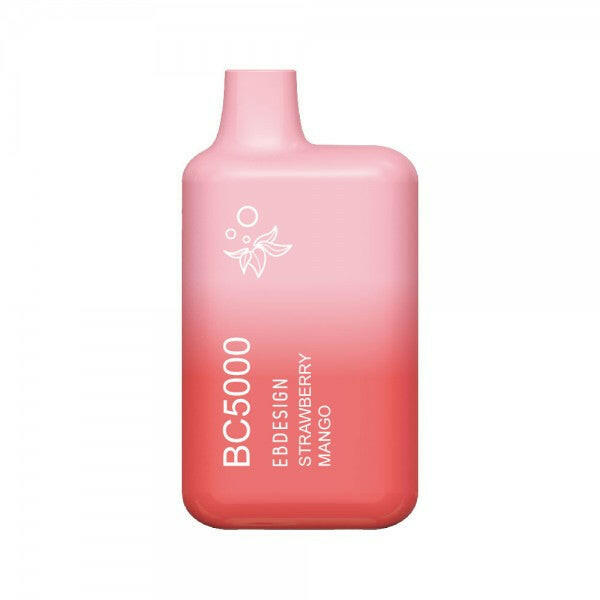 EB Design BC5000 0% Zero Nicotine Disposable Vape-strawberry mango