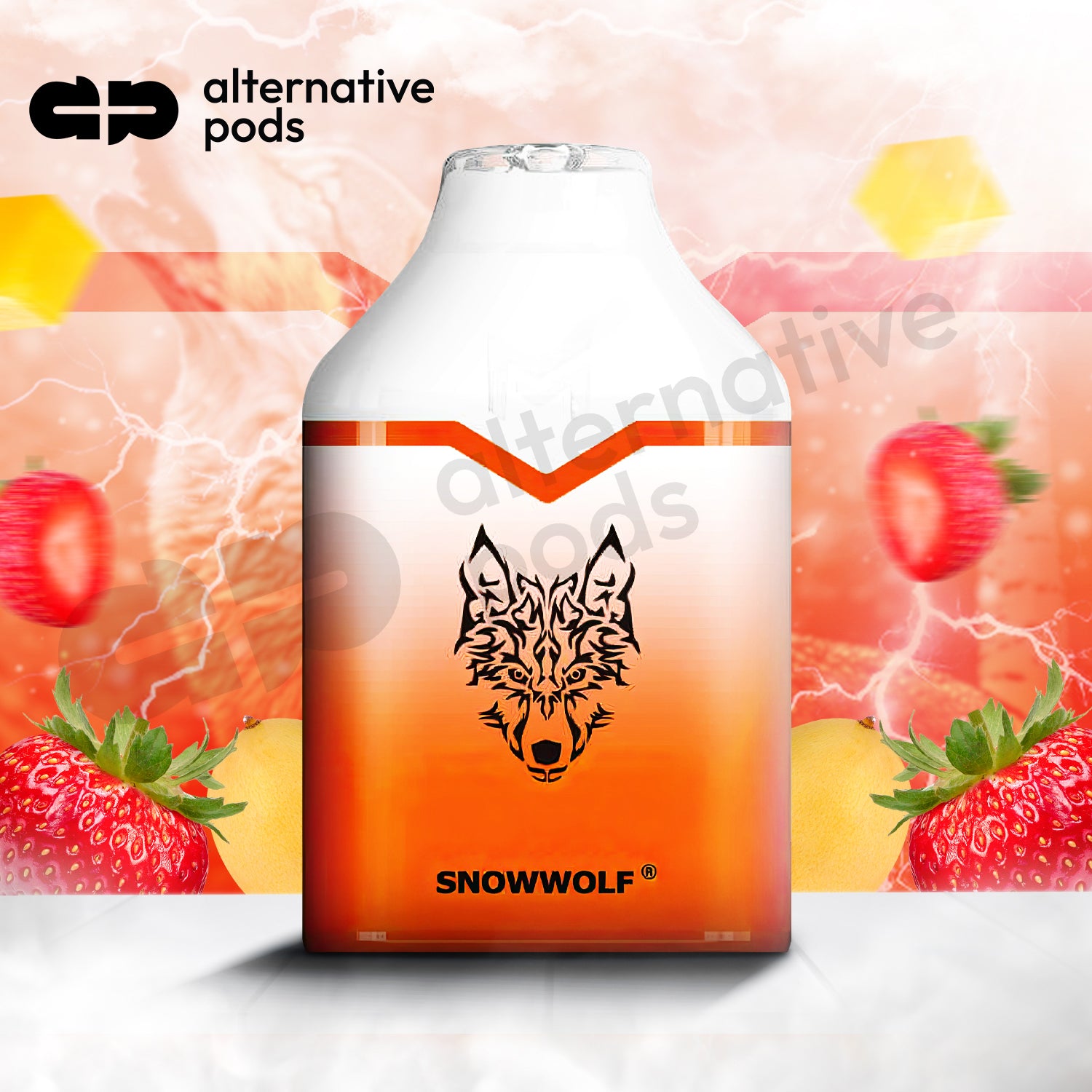 Snowwolf Mino 6500 Puffs Disposable Vape - Strawberry Mango