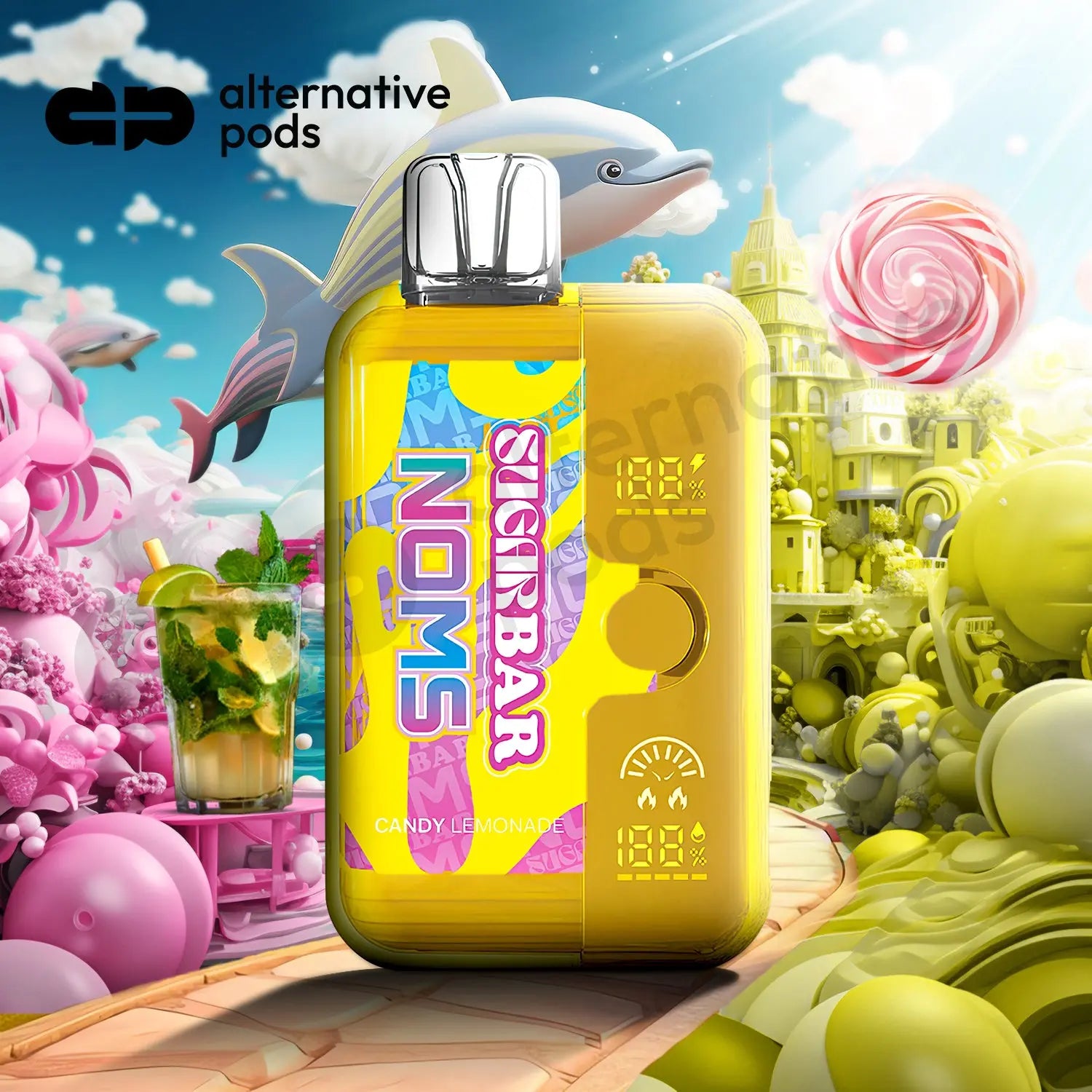 Sugarbar Noms 18K Disposable - Alternative pods | Online Vape & Smoke Shop