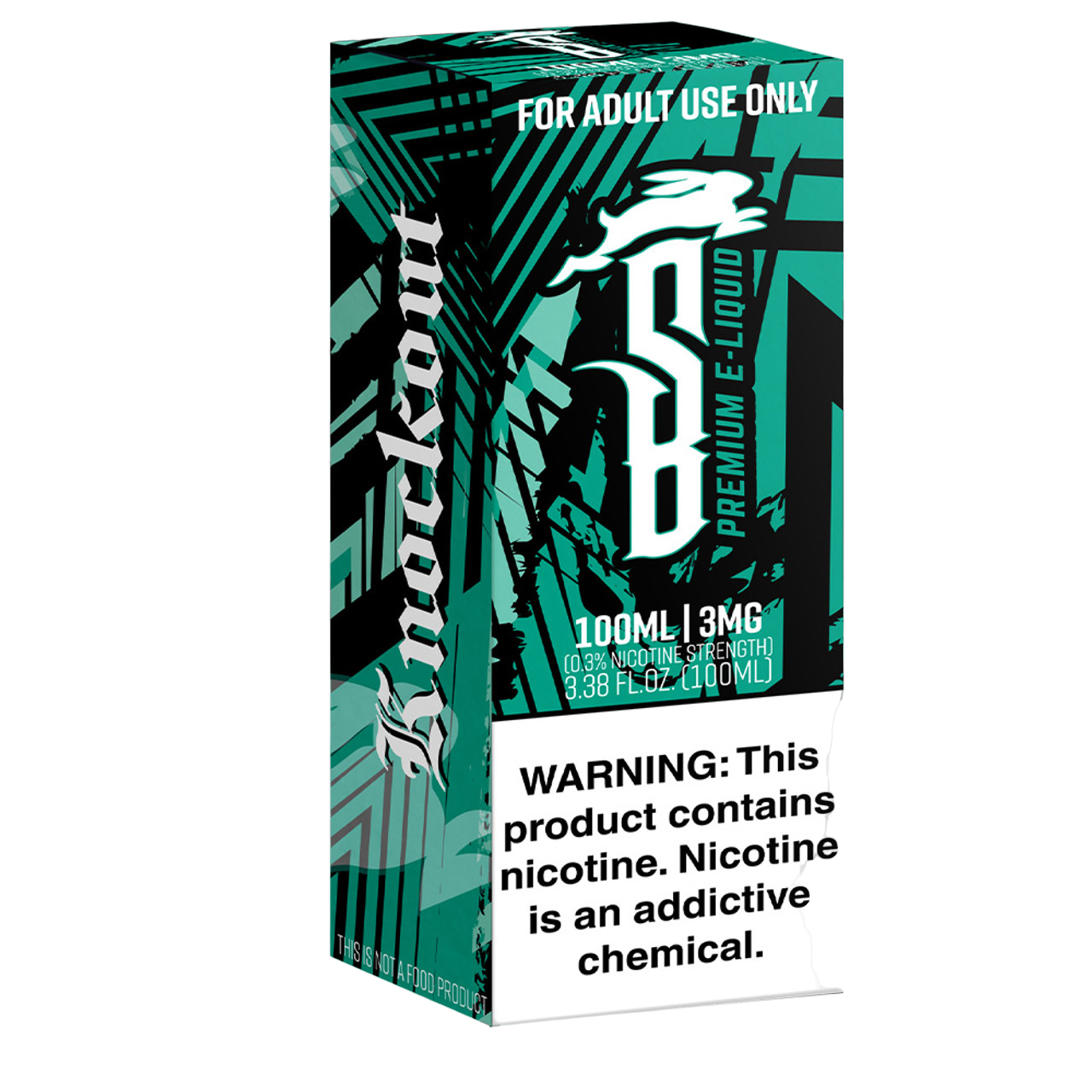 Suicide Bunny Premium Synthetic Nicotine E-Liquid 100ML Sucker Punch / Knockout