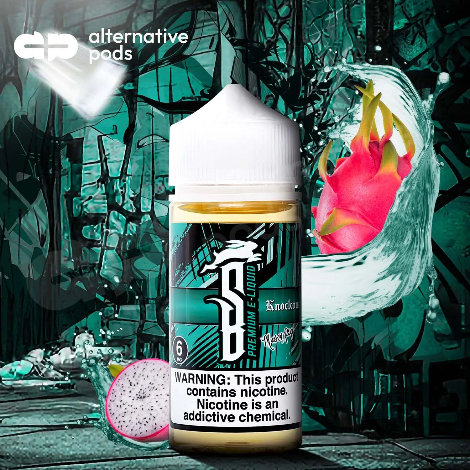 Suicide Bunny Premium Synthetic Nicotine E-Liquid 100ML - Knockout 