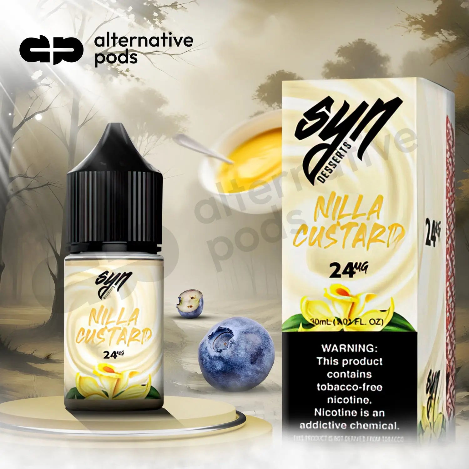 Syn Desserts Liquids Synthetic Nicotine Salt E-Liquid 30ML - Alternative pods | Online Vape & Smoke Shop