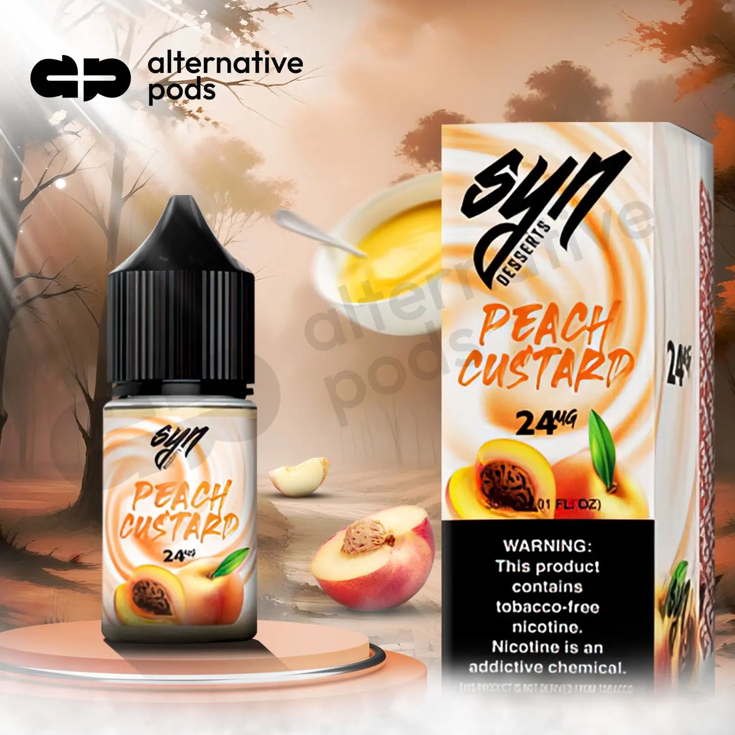 Syn Desserts Liquids Synthetic Nicotine Salt E-Liquid 30ML - Alternative pods | Online Vape & Smoke Shop